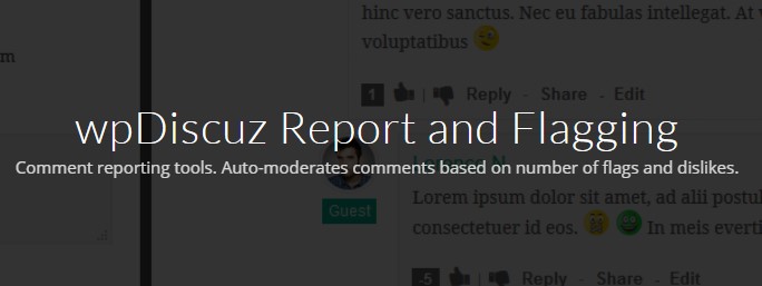 WpDiscuz – Report And Flagging