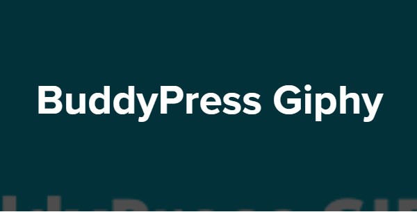 BuddyPress Giphy
