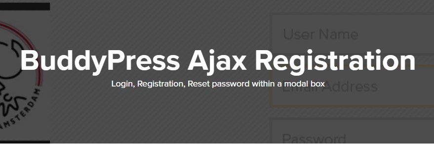 BuddyPress Ajax Registration