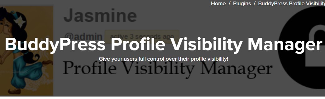 BuddyPress Profile Visibility Manager
