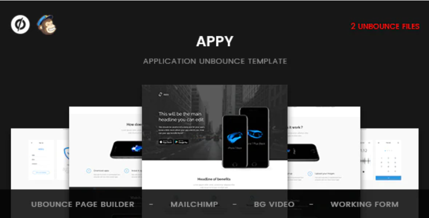 Appy – Unbounce Landing Page — Theme by Themeforest