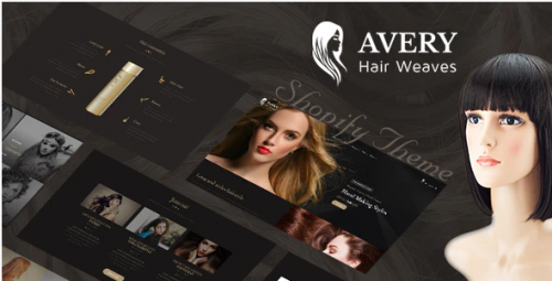 Avery | Hair Wig, Extension Shopify Theme