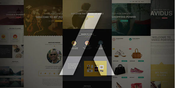 Avidus – Multipurpose Muse Template for Creatives & Agencies — Theme by Themeforest