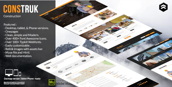 Construk – Construction Business Muse Template — Theme by Themeforest