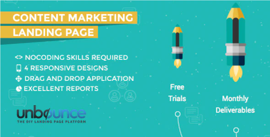 Content Marketing Unbounce Landing Page — Theme by Themeforest