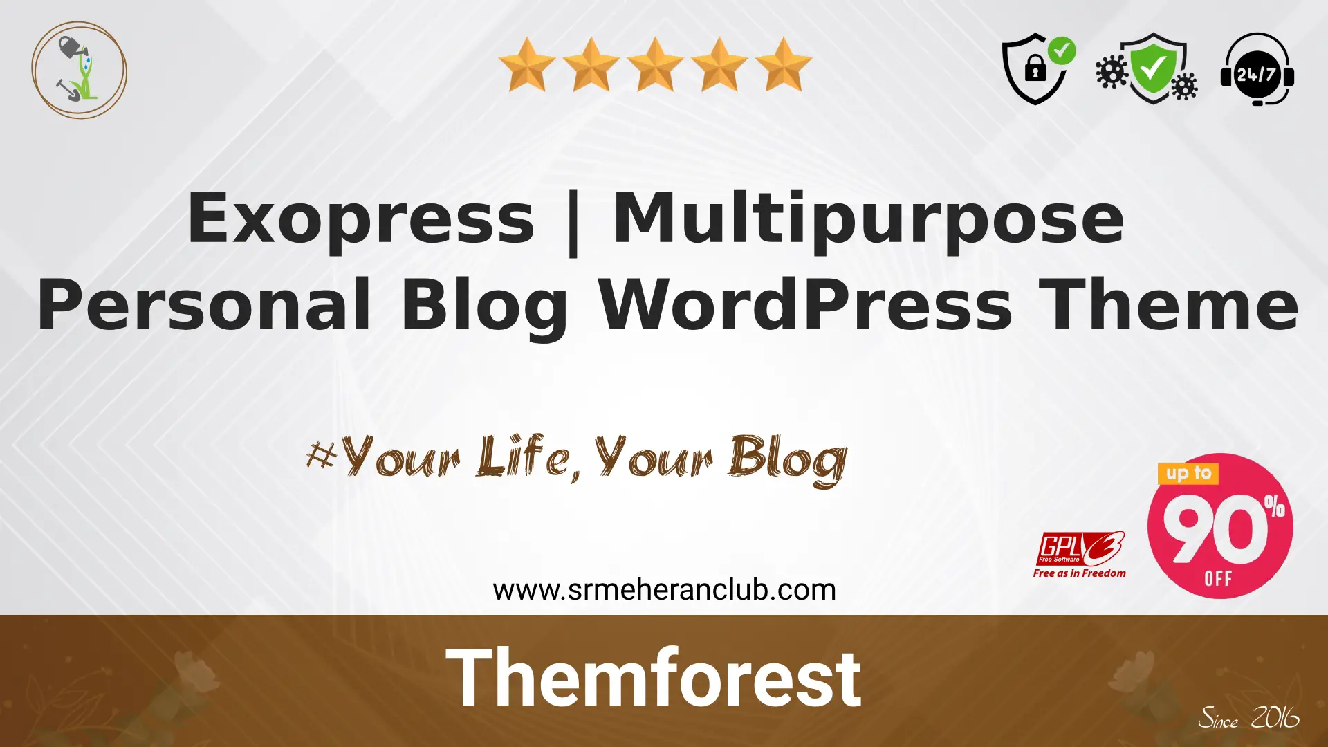 Exopress | Multipurpose Personal Blog WordPress Theme — Theme by Themeforest