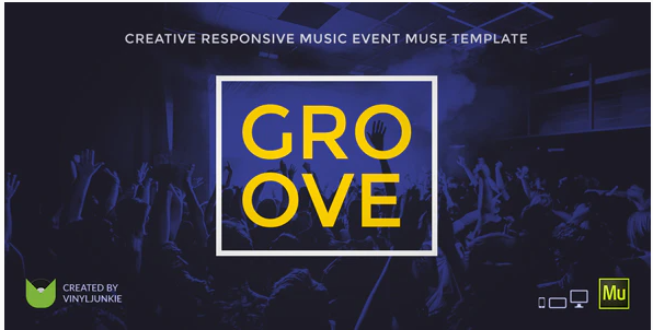 Groove – Music Event / Party / Festival Responsive Muse Template — Theme by Themeforest
