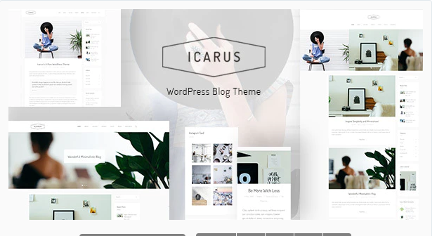 Icarus - Personal Blog WordPress Theme