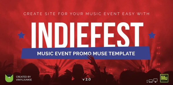 IndieFest – Music Event / Party / Festival Promo Muse Template — Theme by Themeforest