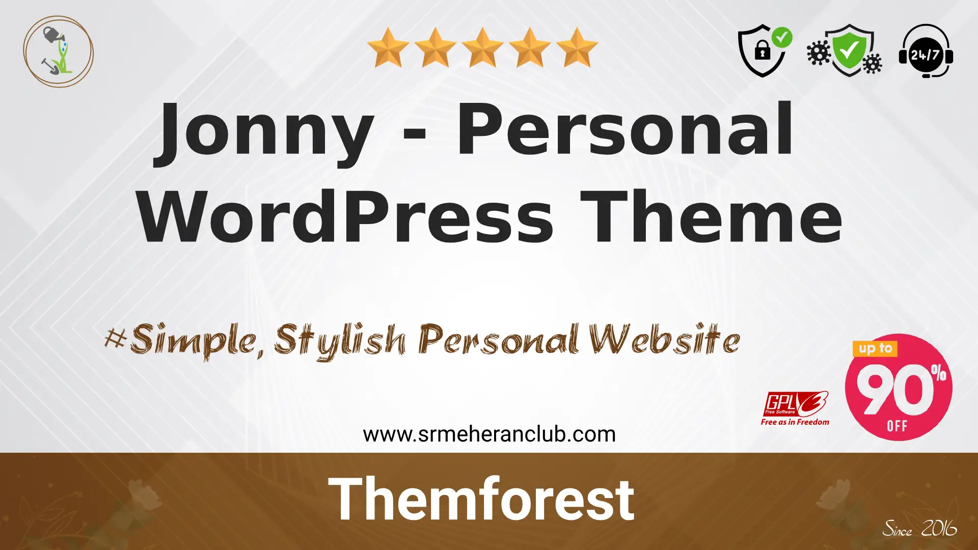 Jonny – Personal WordPress Theme — Theme by Themeforest