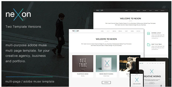 NeXon – Multi-Purpose Creative Muse Template — Theme by Themeforest