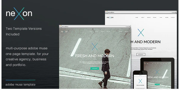 Nexon – One Page Parallax Multi-Purpose Template — Theme by Themeforest