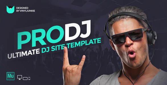 ProDJ – Creative DJ / Producer Site Muse Template — Theme by Themeforest