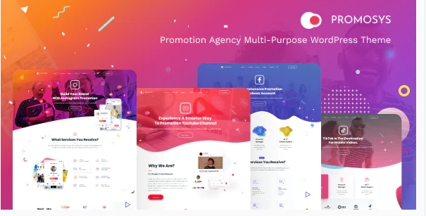PromoSys - Promotion Services Multi-Purpose WordPress Theme