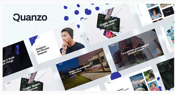 Product Image - Quanzo – Personal Portfolio WordPress Theme 1.0.9