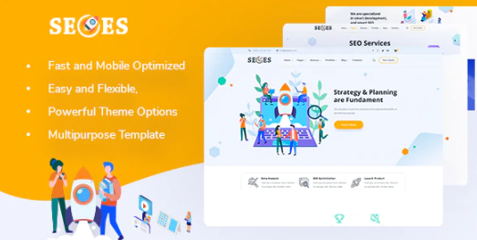 Seoes - Marketing Agency WordPress Theme