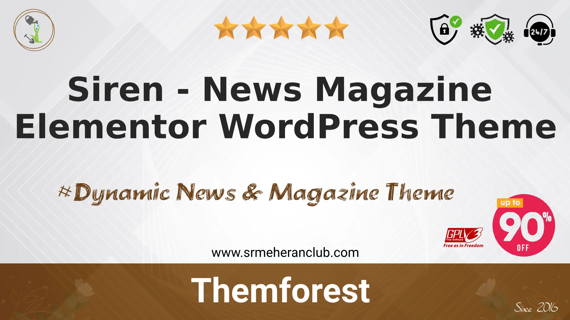 Siren – News Magazine Elementor WordPress Theme — Theme by Themeforest