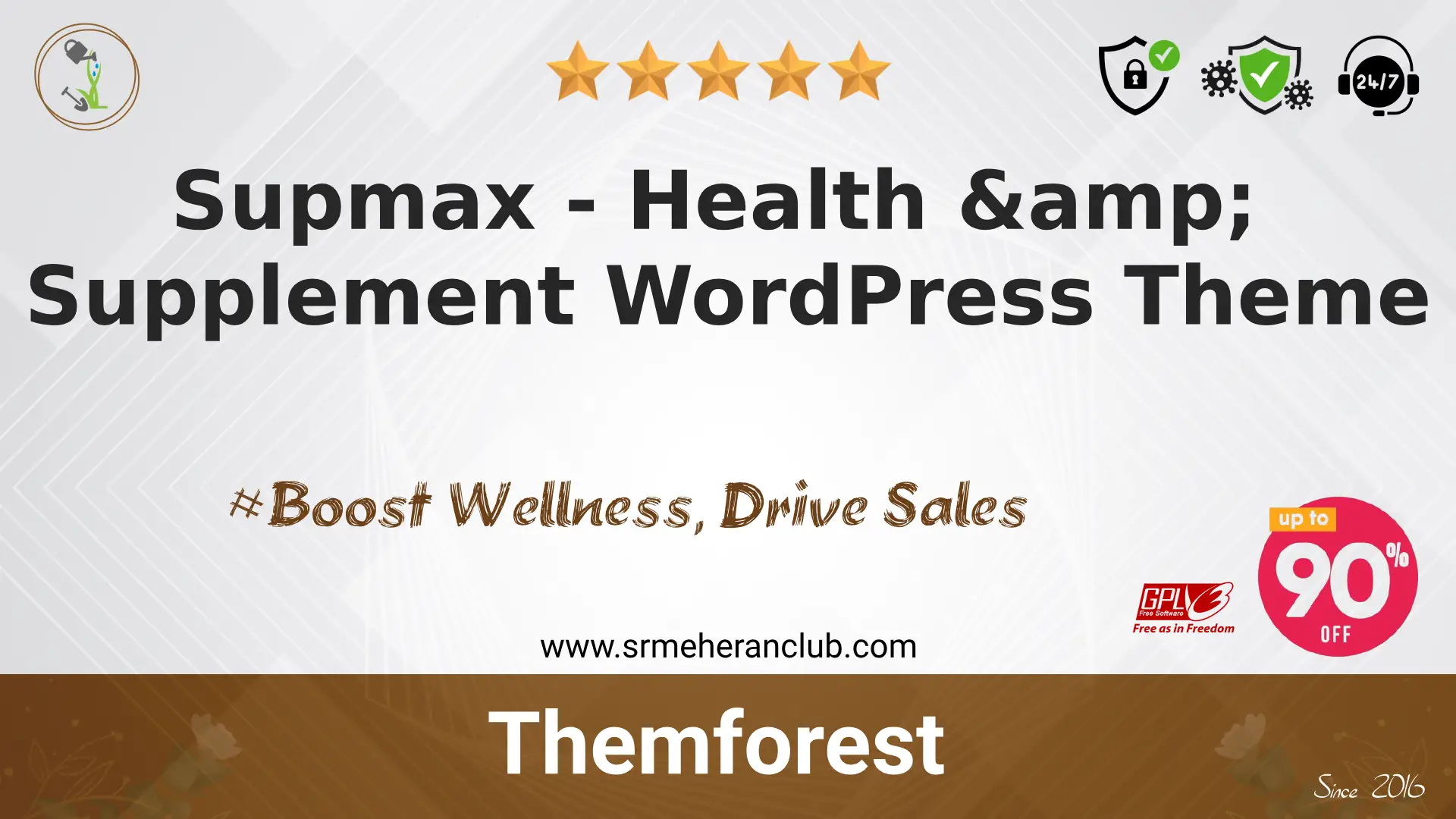 Supmax – Health & Supplement WordPress Theme — Theme by Themeforest