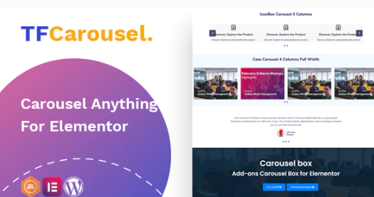 TfCarousel - Carousel Anything For Elementor