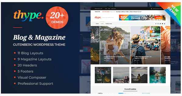 Thype | Personal Blog WordPress