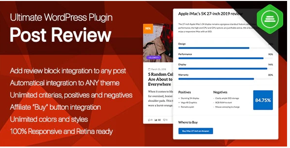 Ultimate Post Review - Responsive WordPress Posts Reviews and Rating plugin