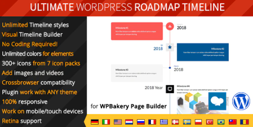 Ultimate Roadmap Timeline WordPress plugin