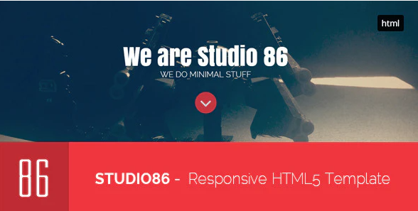 86Studio - Multi-Skin One Page HTML Template