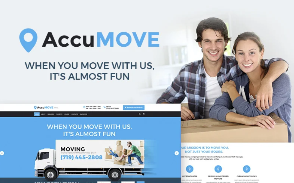 Product Image - AccuMOVE! – Moving Company Responsive WordPress Theme