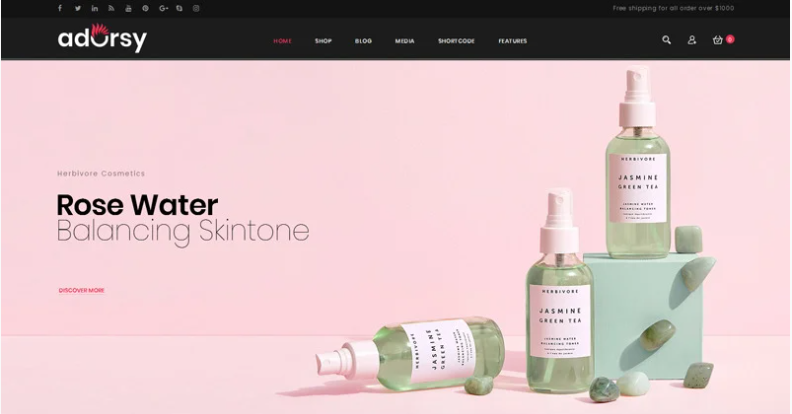 Adorsy - Fashion Accessories Store WooCommerce Theme