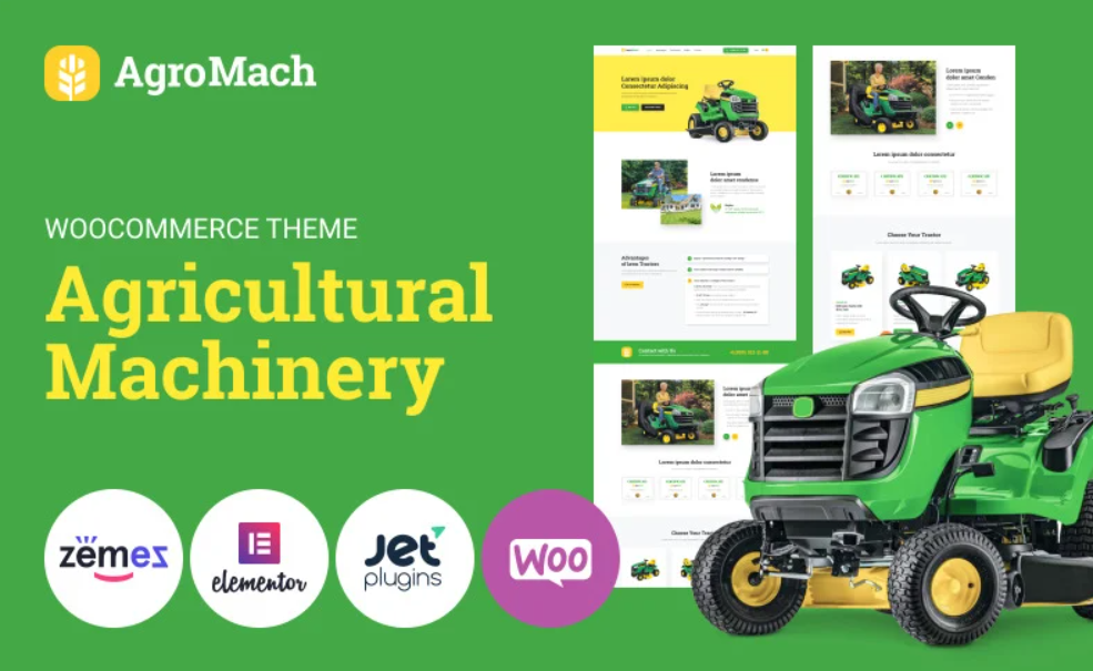 Product Image - AgroMach – Agricultural Machinery with the Online Store WooCommerce Theme