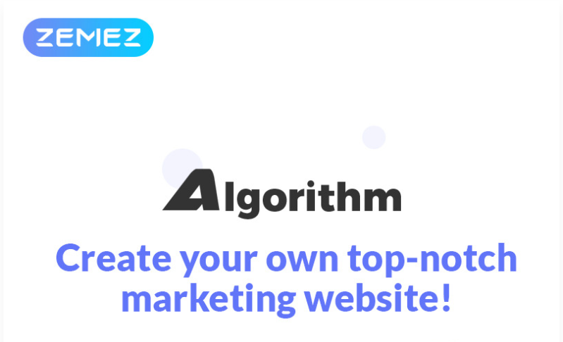 Algorithm - Business Marketing Elementor WordPress Theme