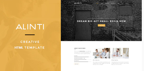 Alinti - Minimal HTML Portfolio