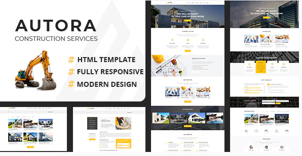 Autora - Construction Business HTML Template
