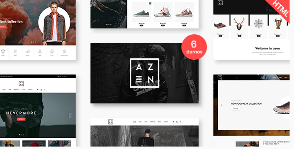 Azen - Clean, Minimal Shop HTML5 Template