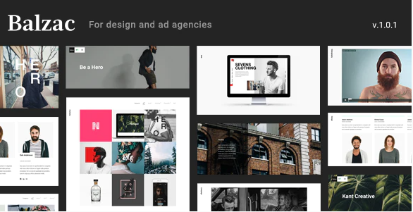 Balzac - An Ultra Creative HTML5 Template for Agencies