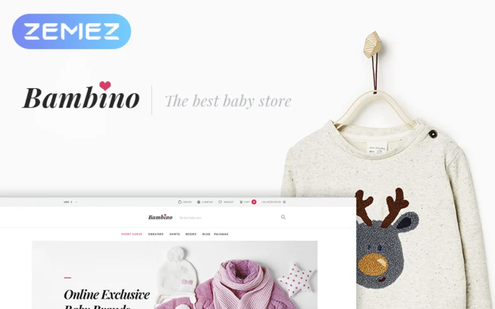 Bambino - Baby Store Responsive WooCommerce Theme