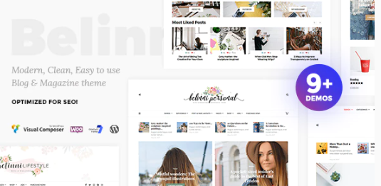 Belinni - Multi-Concept Blog / Magazine WordPress