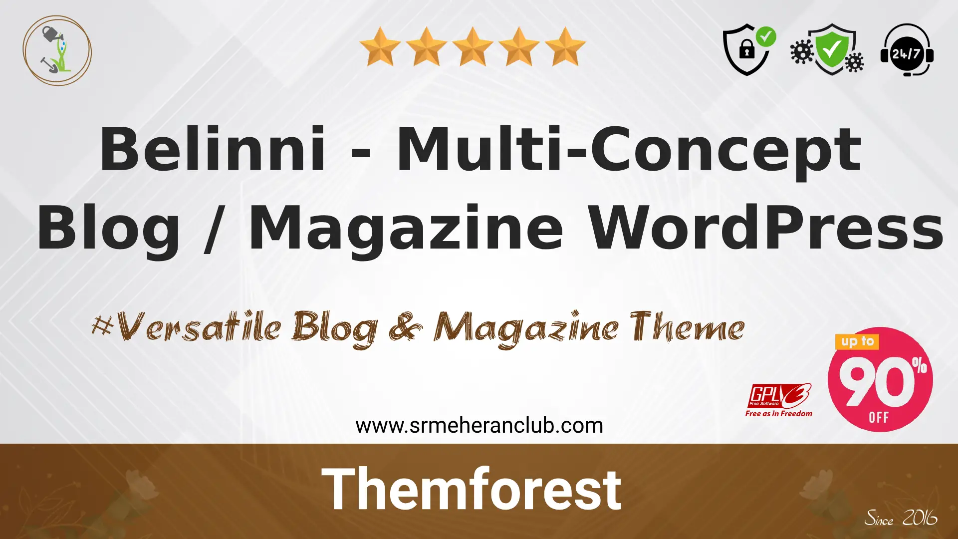 Belinni – Multi-Concept Blog / Magazine WordPress — Theme by Themeforest
