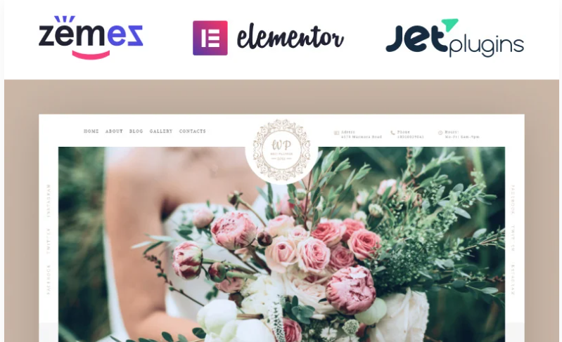 Product Image - Belle Fleur – Wedding Landing Elementor WordPress Theme