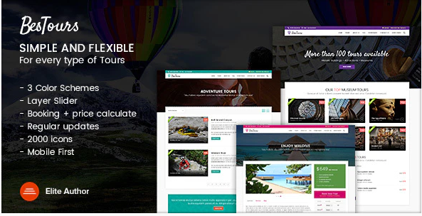 Bestours - Excursions and Travel multipurpose template