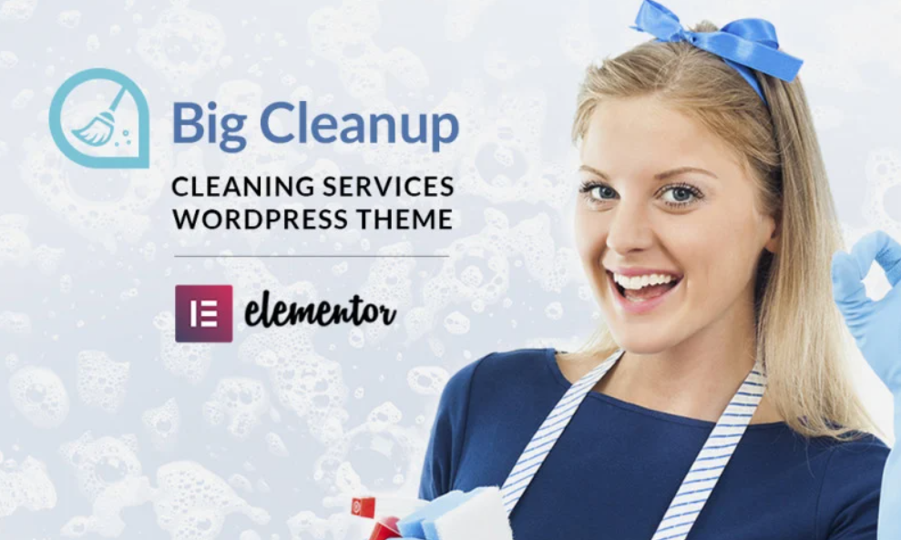 Big Cleanup - Cleaning Services Responsive WordPress Theme