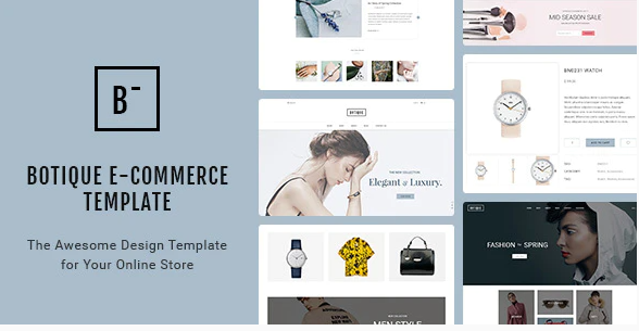 Botique - Responsive Multi-Purpose eCommerce PSD Template