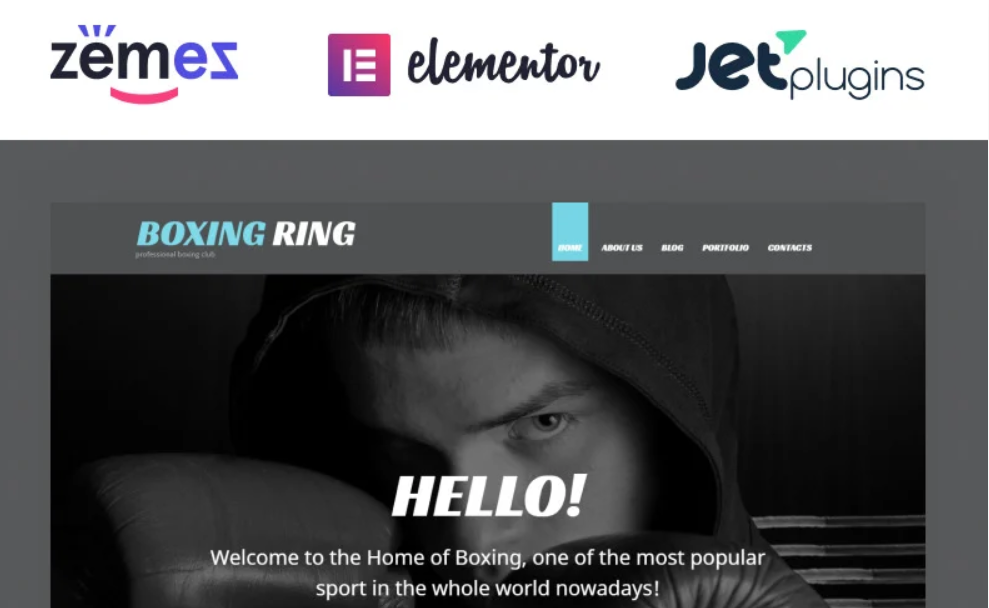 Boxing Responsive WordPress Theme