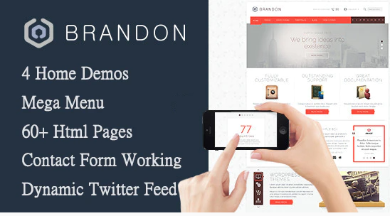 Brandon - Responsive Multi-Purpose HTML Template