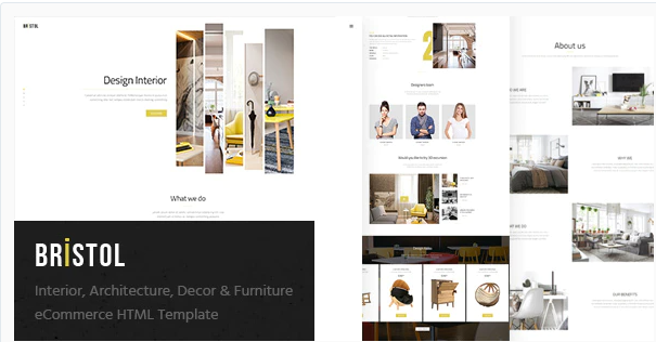 Bristol - Interior / Architecture / Decor & Furniture eCommerce HTML Template