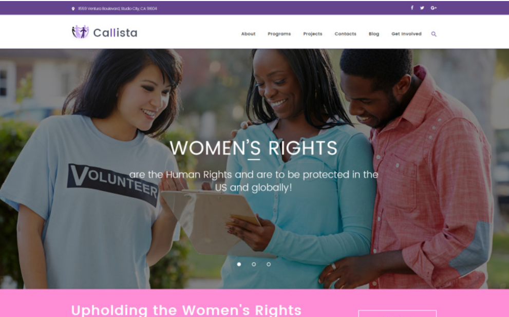 Callista - Charity & Fundraising WordPress Theme