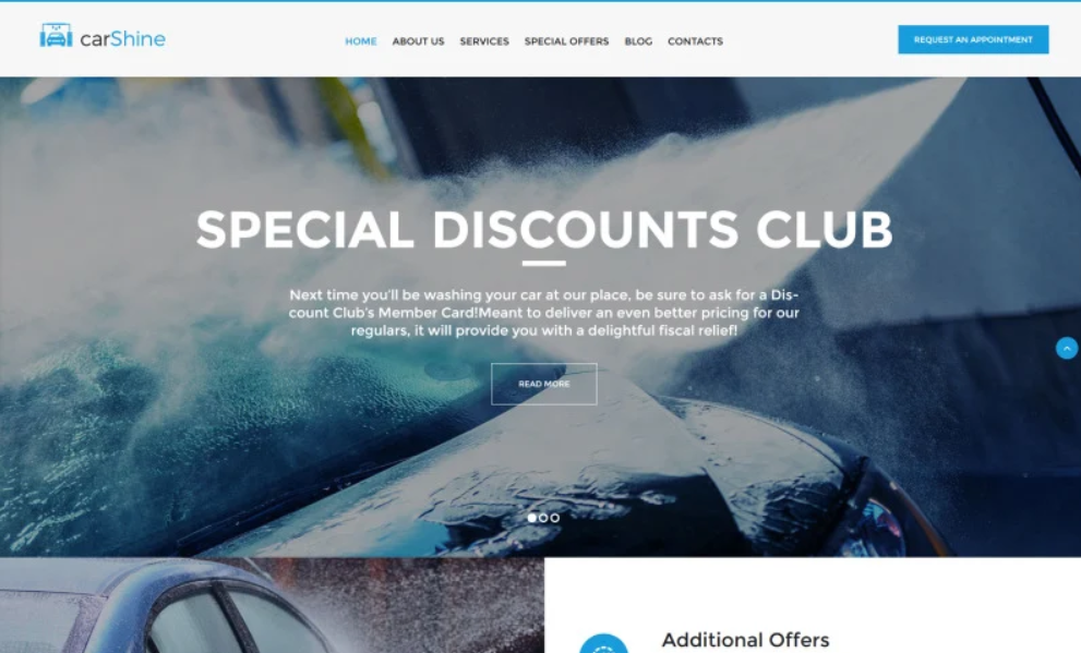 CarShine - Car Wash WordPress Theme