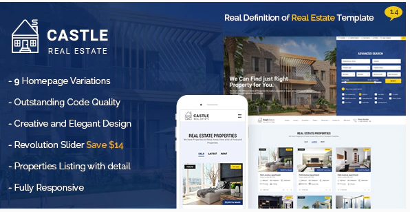 Castle - Real Estate Template