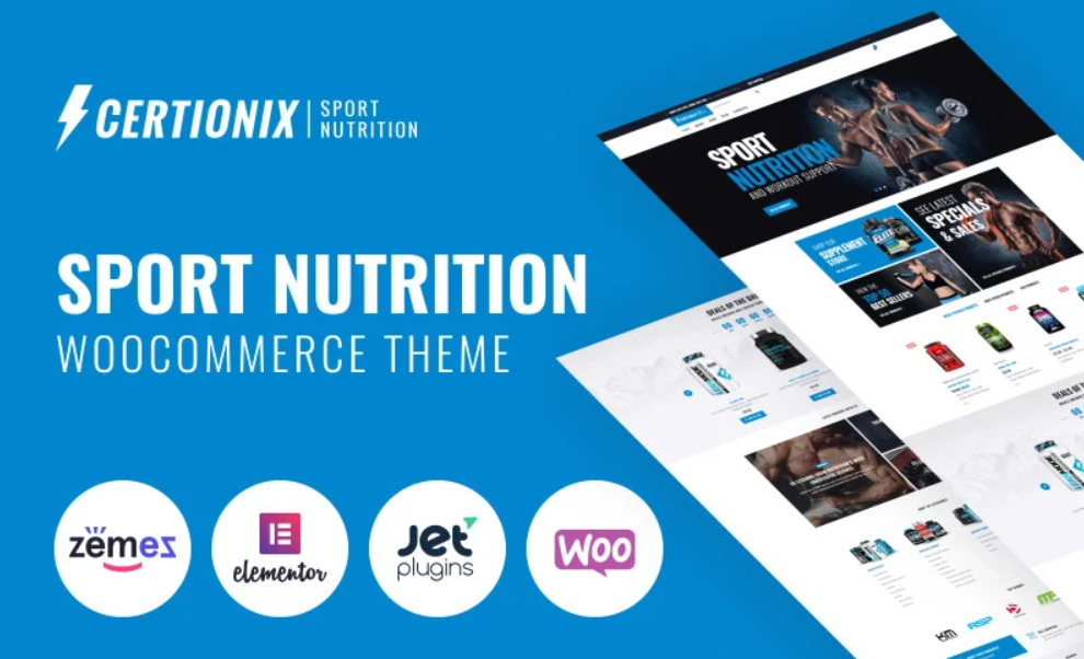 Certionix - Sport Nutrition WooCommerce Theme