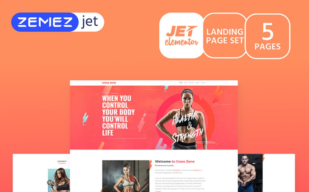 Product Image - Champio – Crossfit Studio Jet Elementor Template